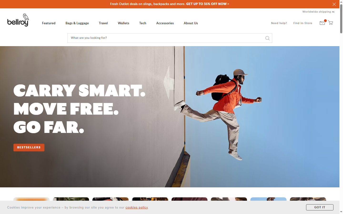 Bellroy AU - Custom Shopify Plus Storefront